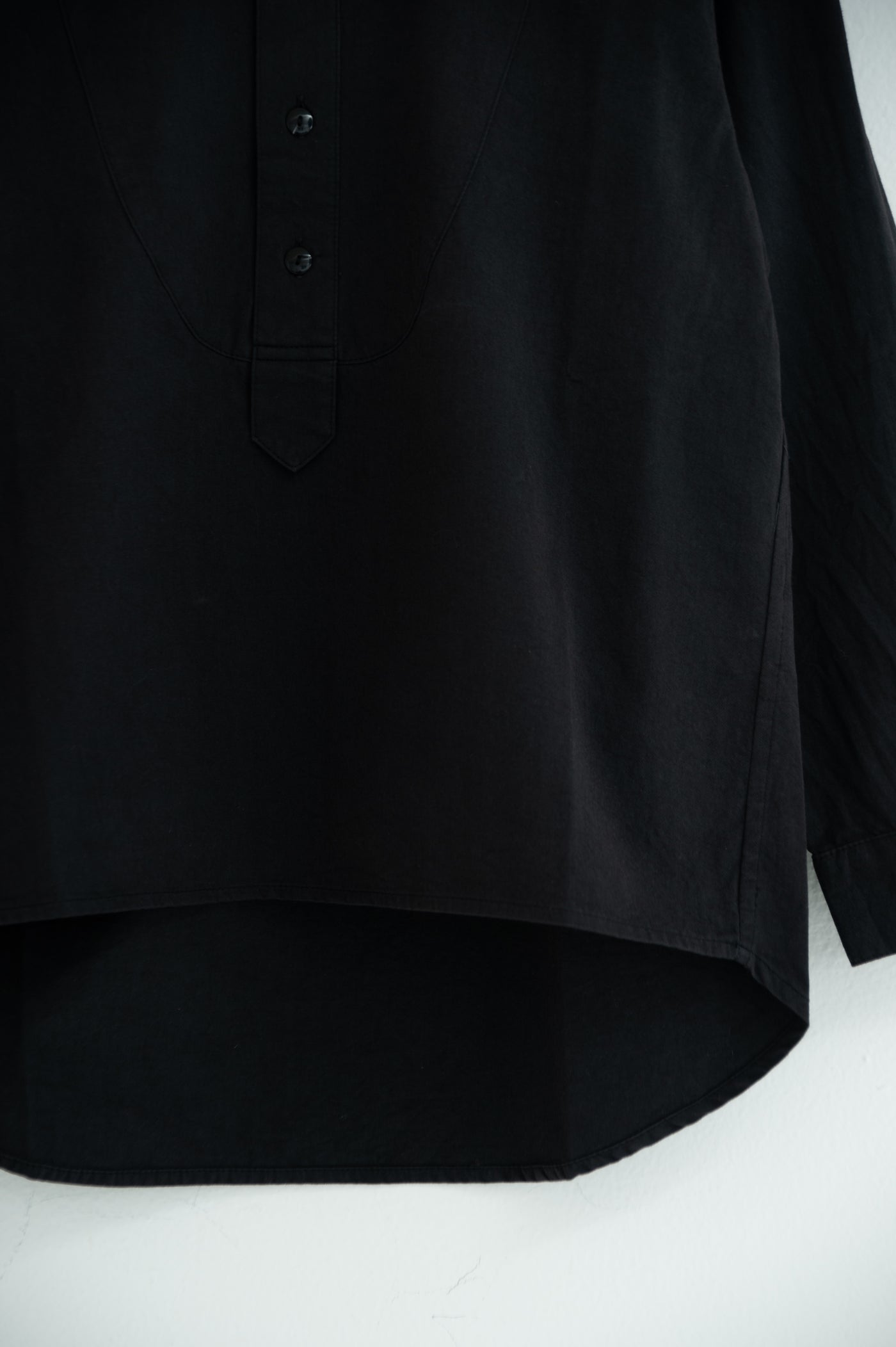 band collar bosom shirt