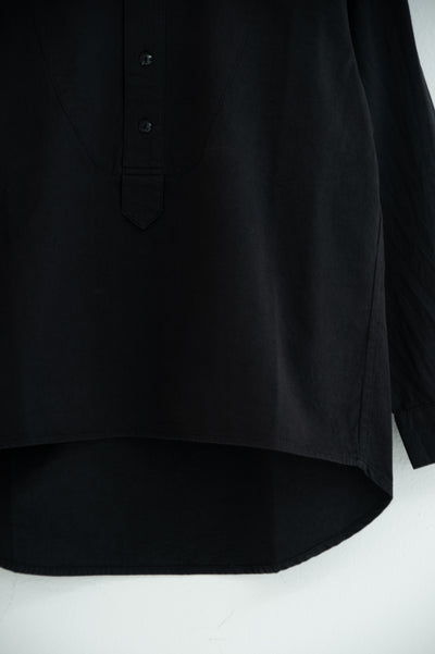 band collar bosom shirt