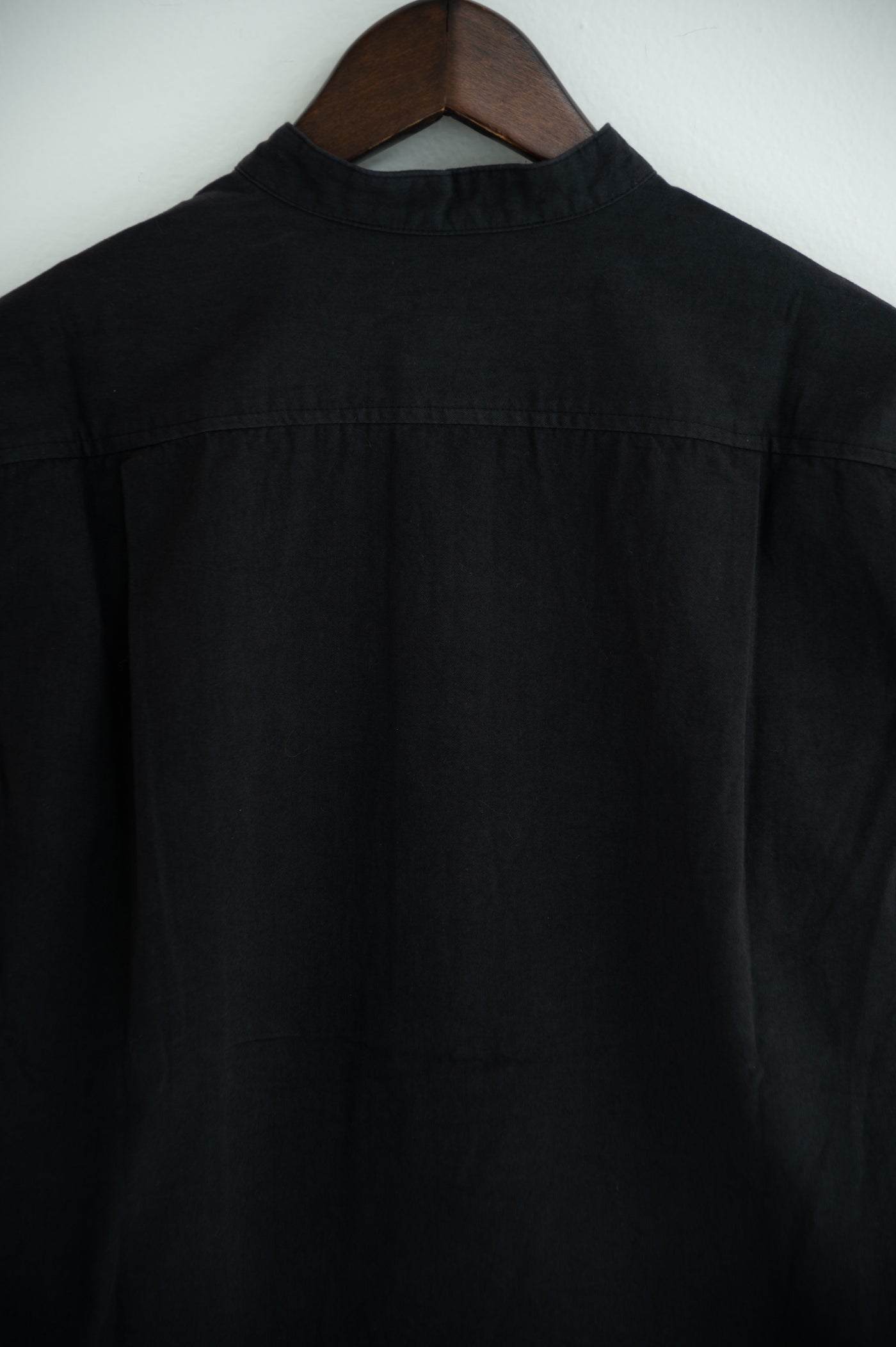 band collar bosom shirt