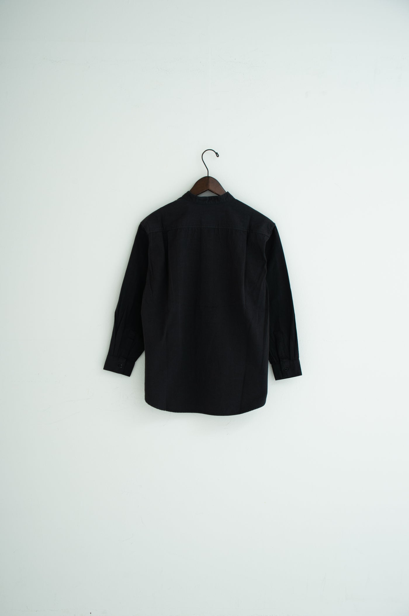 band collar bosom shirt