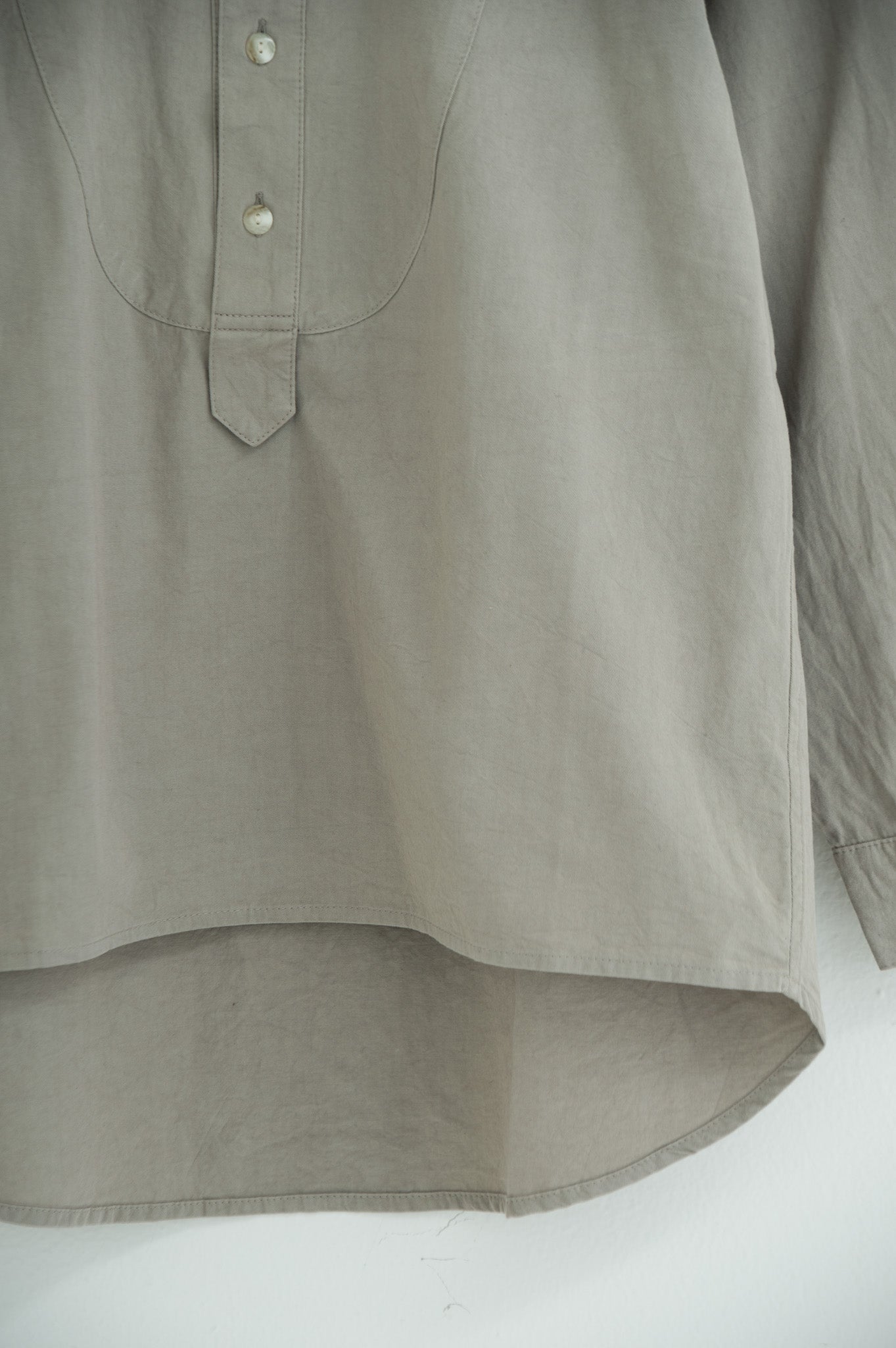 band collar bosom shirt