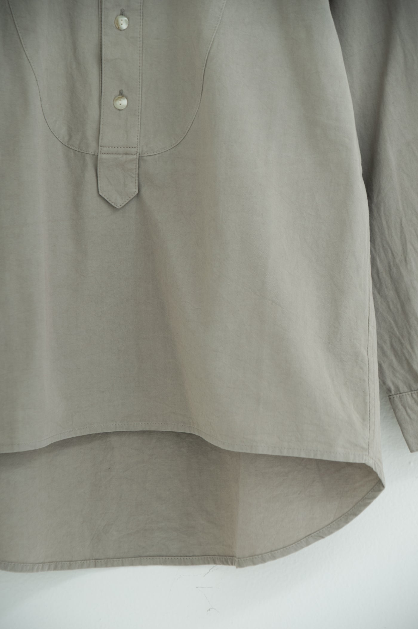 band collar bosom shirt