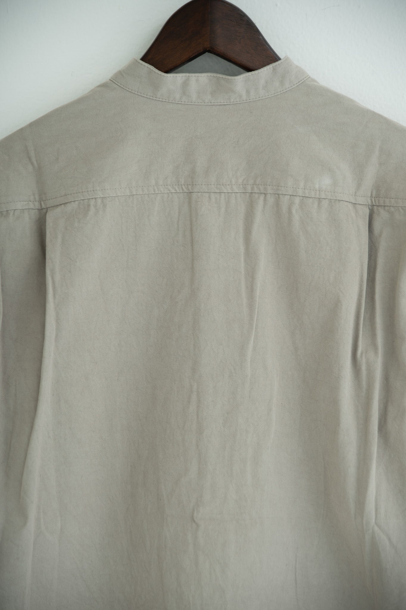 band collar bosom shirt