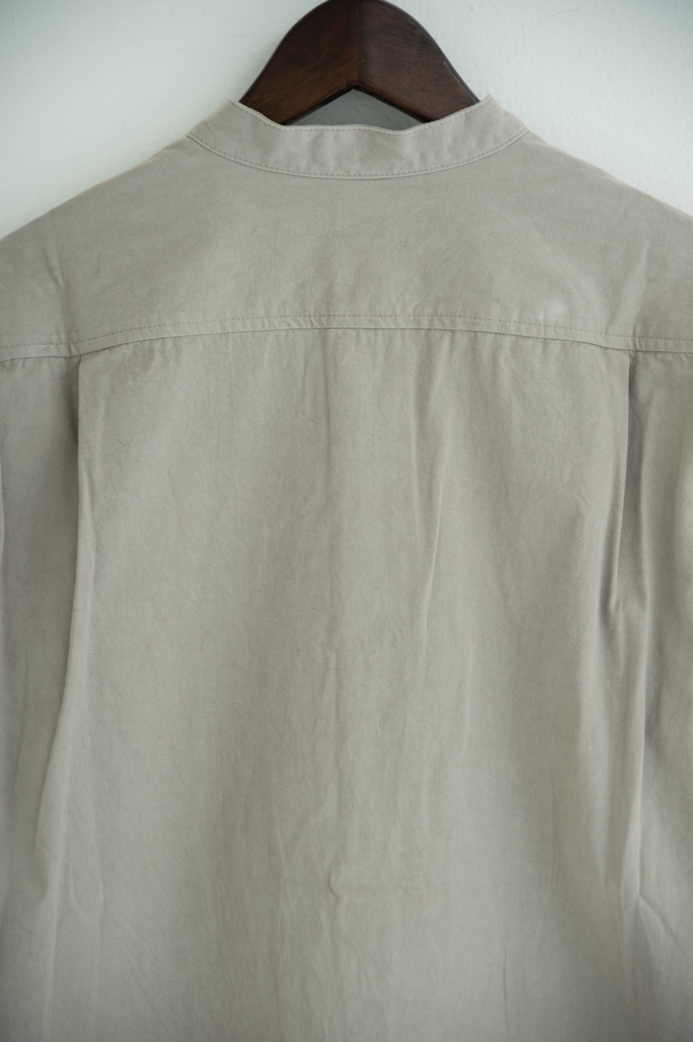 band collar bosom shirt