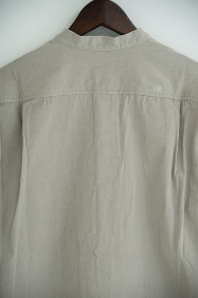 band collar bosom shirt