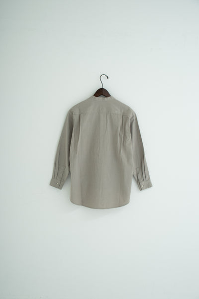 band collar bosom shirt