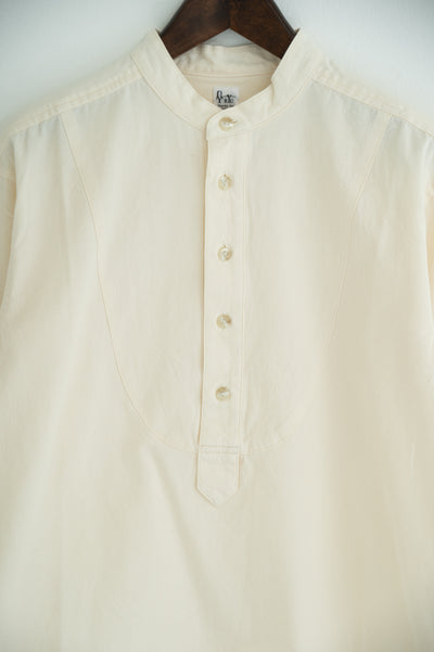 band collar bosom shirt
