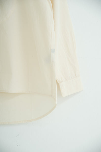 band collar bosom shirt