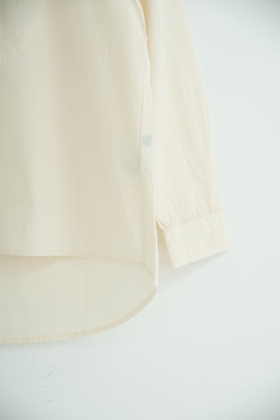 band collar bosom shirt