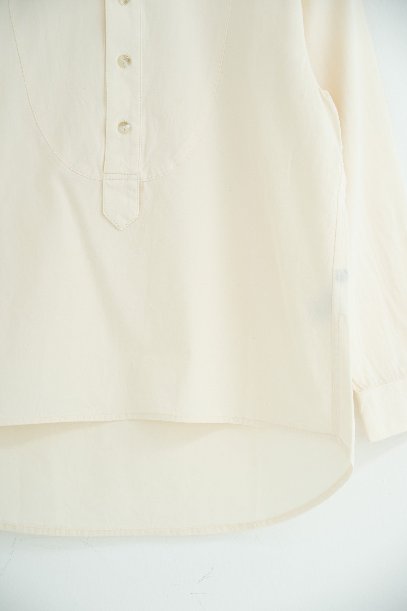 band collar bosom shirt