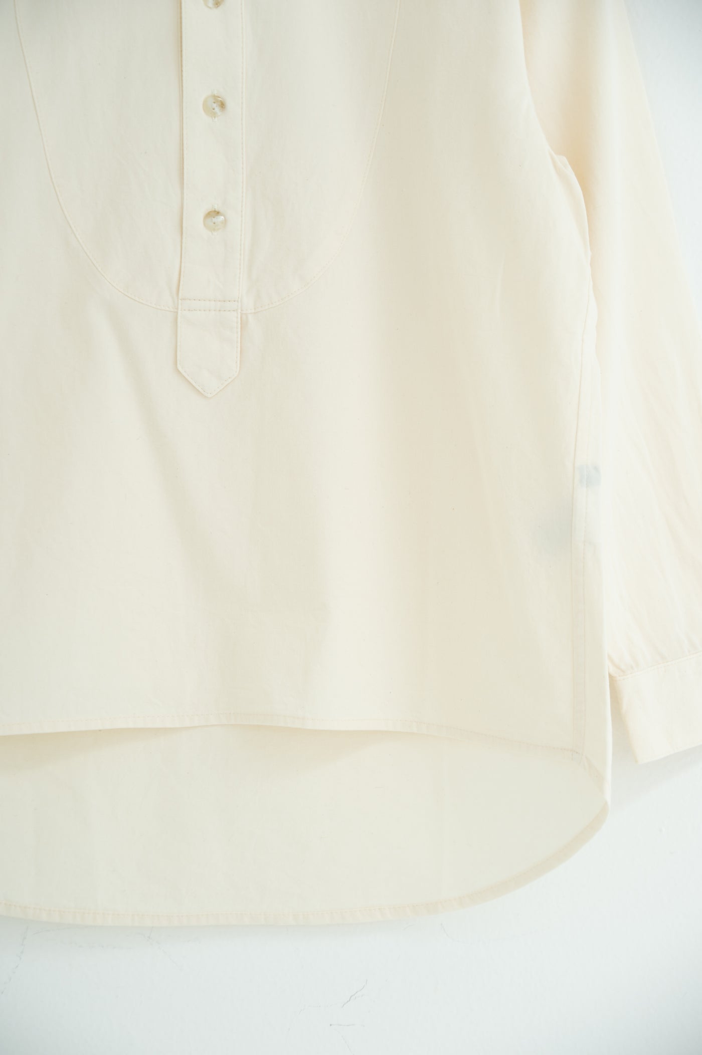 band collar bosom shirt