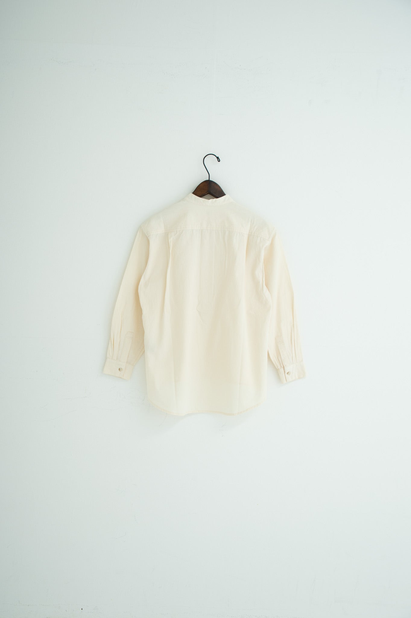 band collar bosom shirt