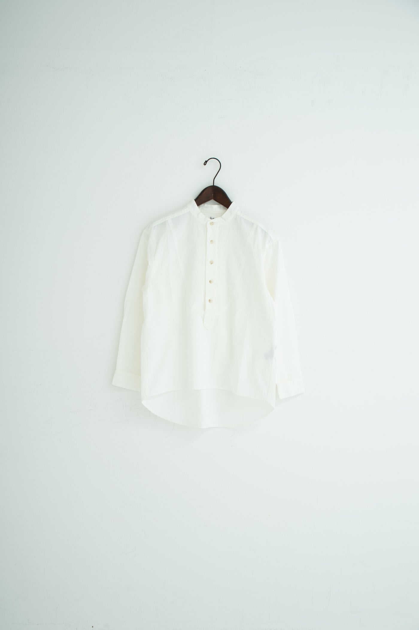 band collar bosom shirt