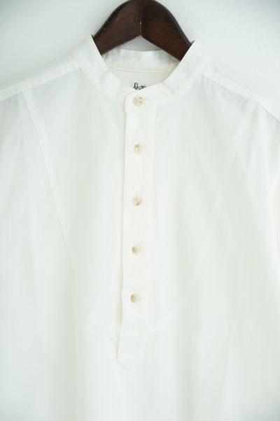 band collar bosom shirt