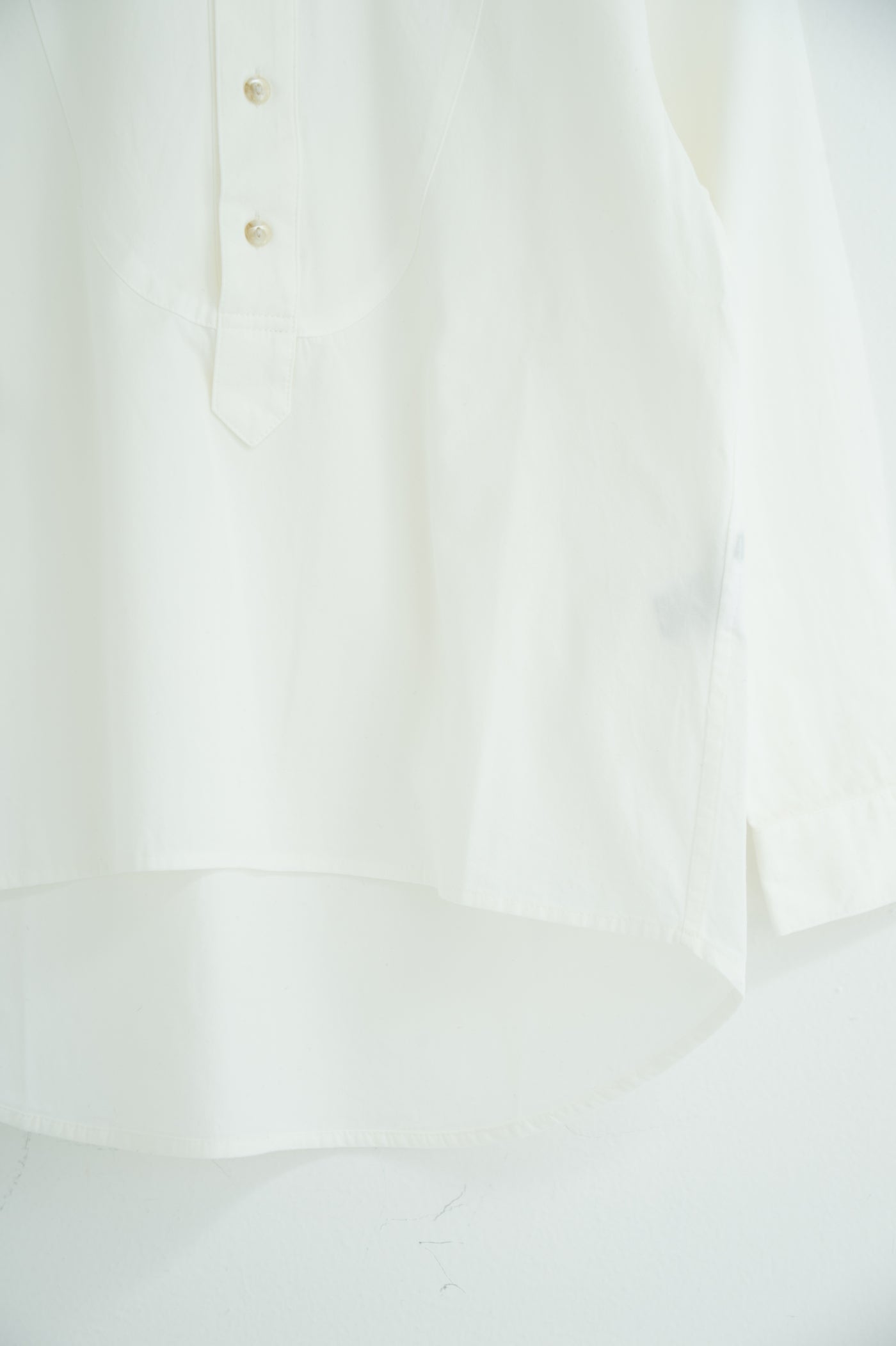 band collar bosom shirt