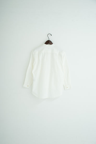 band collar bosom shirt