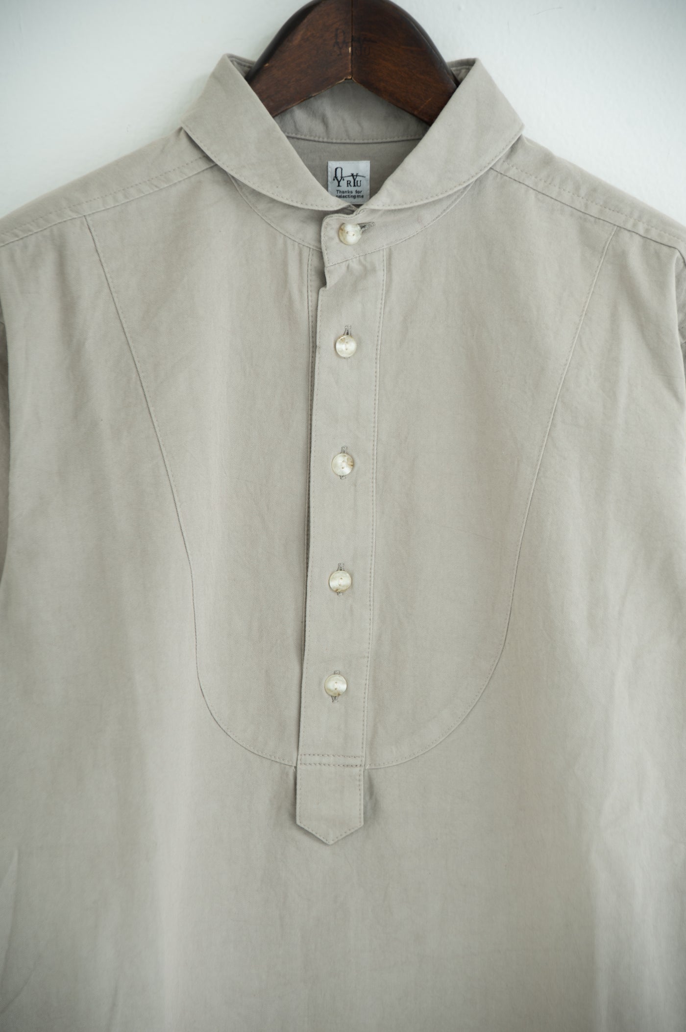 shawl collar bosom shirt