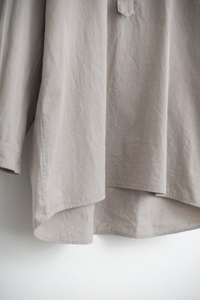 shawl collar over bosom shirt