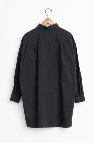 shawl collar over bosom shirt
