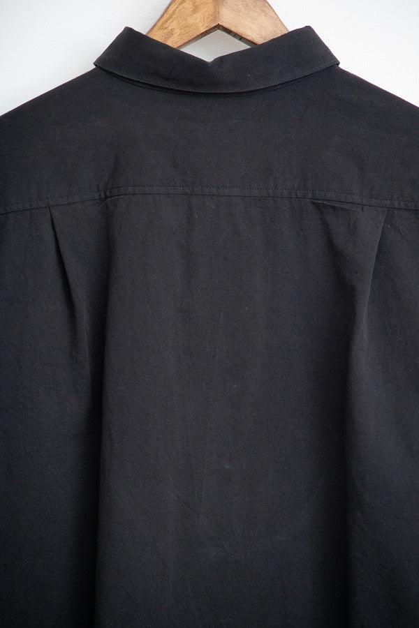 shawl collar over bosom shirt
