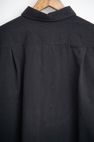 shawl collar over bosom shirt