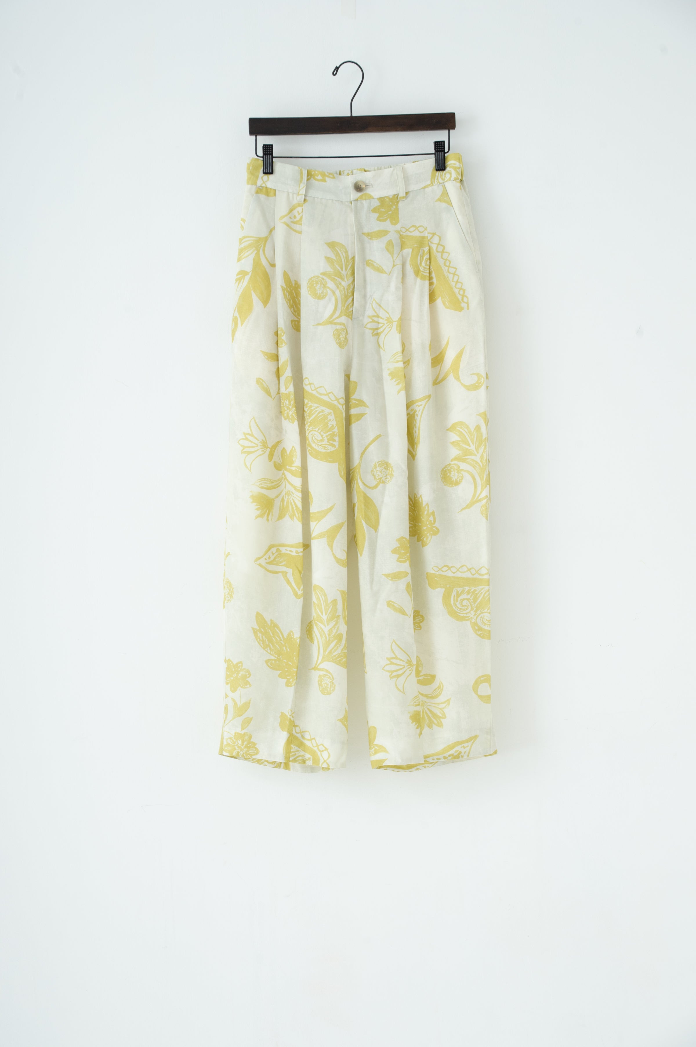 Kazakh drape slacks butter