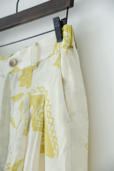 Kazakh drape slacks