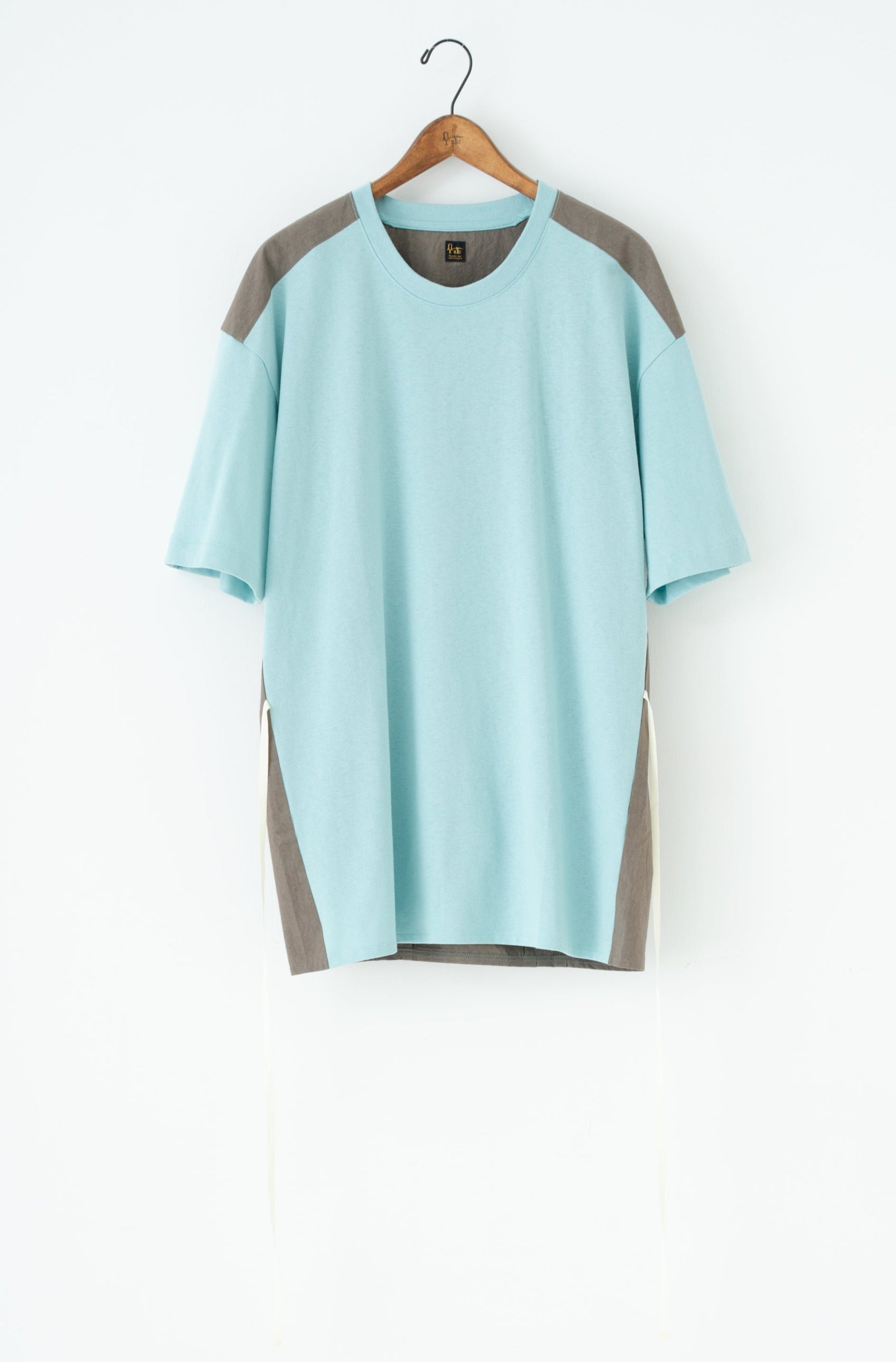 dump docking pullover shirt clay×mint green