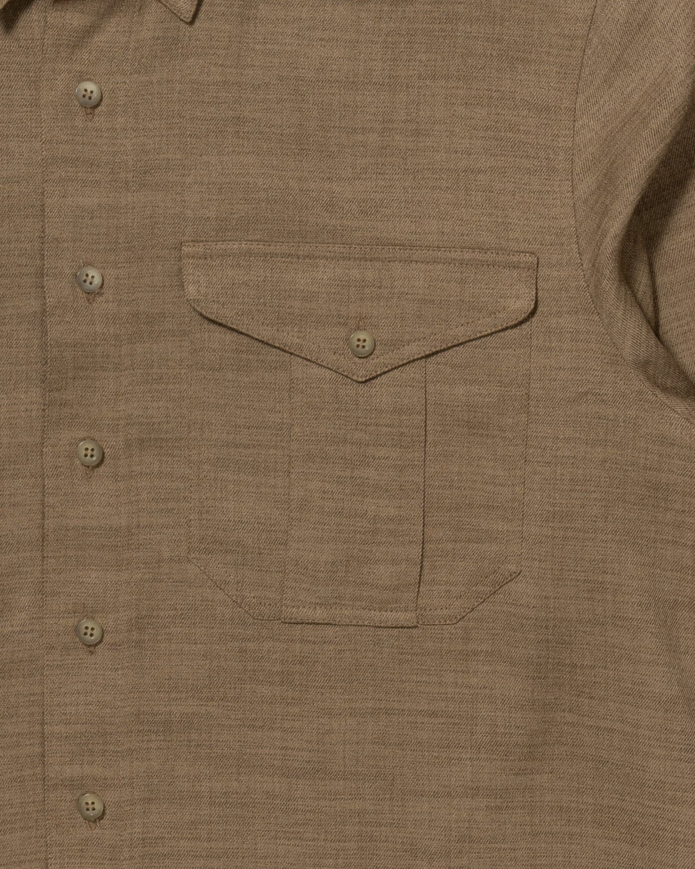 dry slub twill long-sleeve shirt