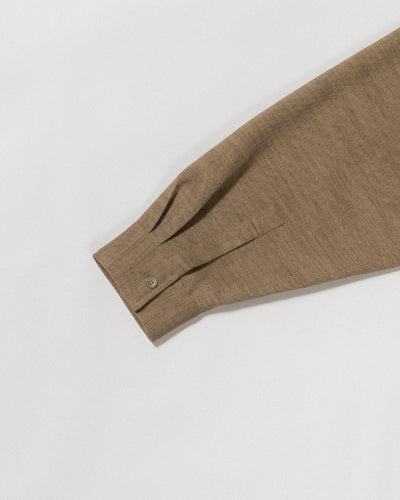 dry slub twill long-sleeve shirt