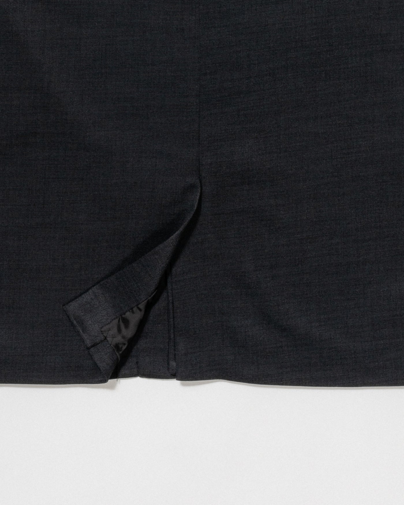 dry slub twill long gilet