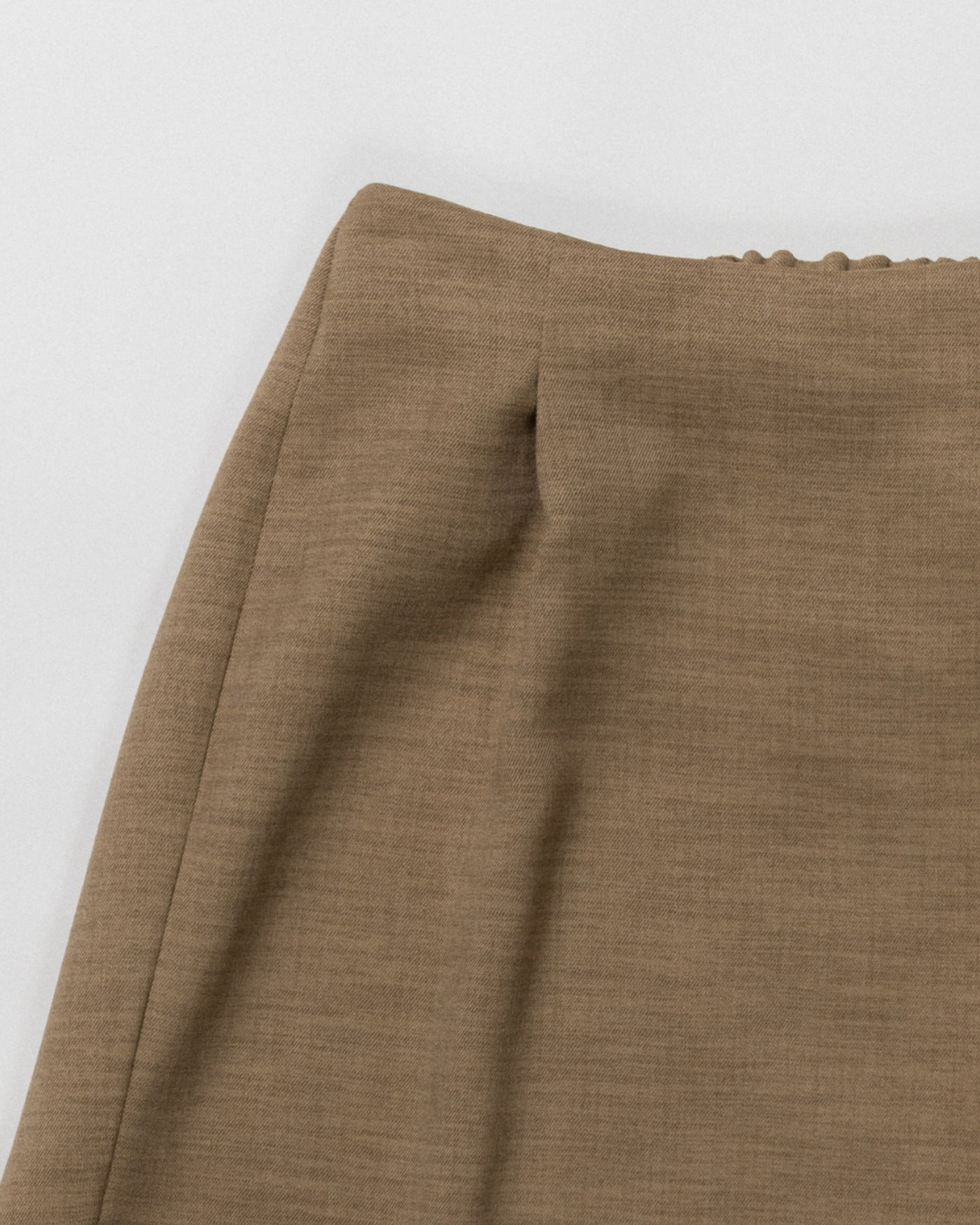 dry slub twill wrap skirt