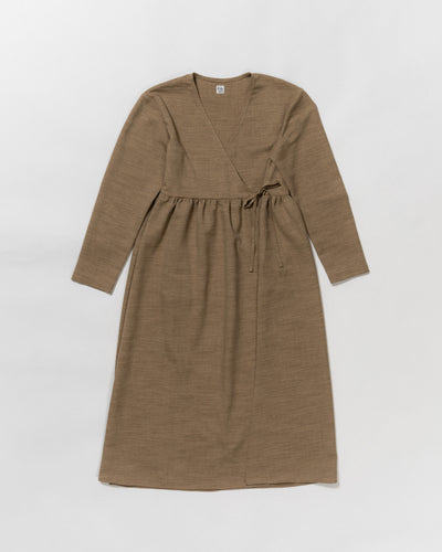 dry slub twill cache-coeur dress