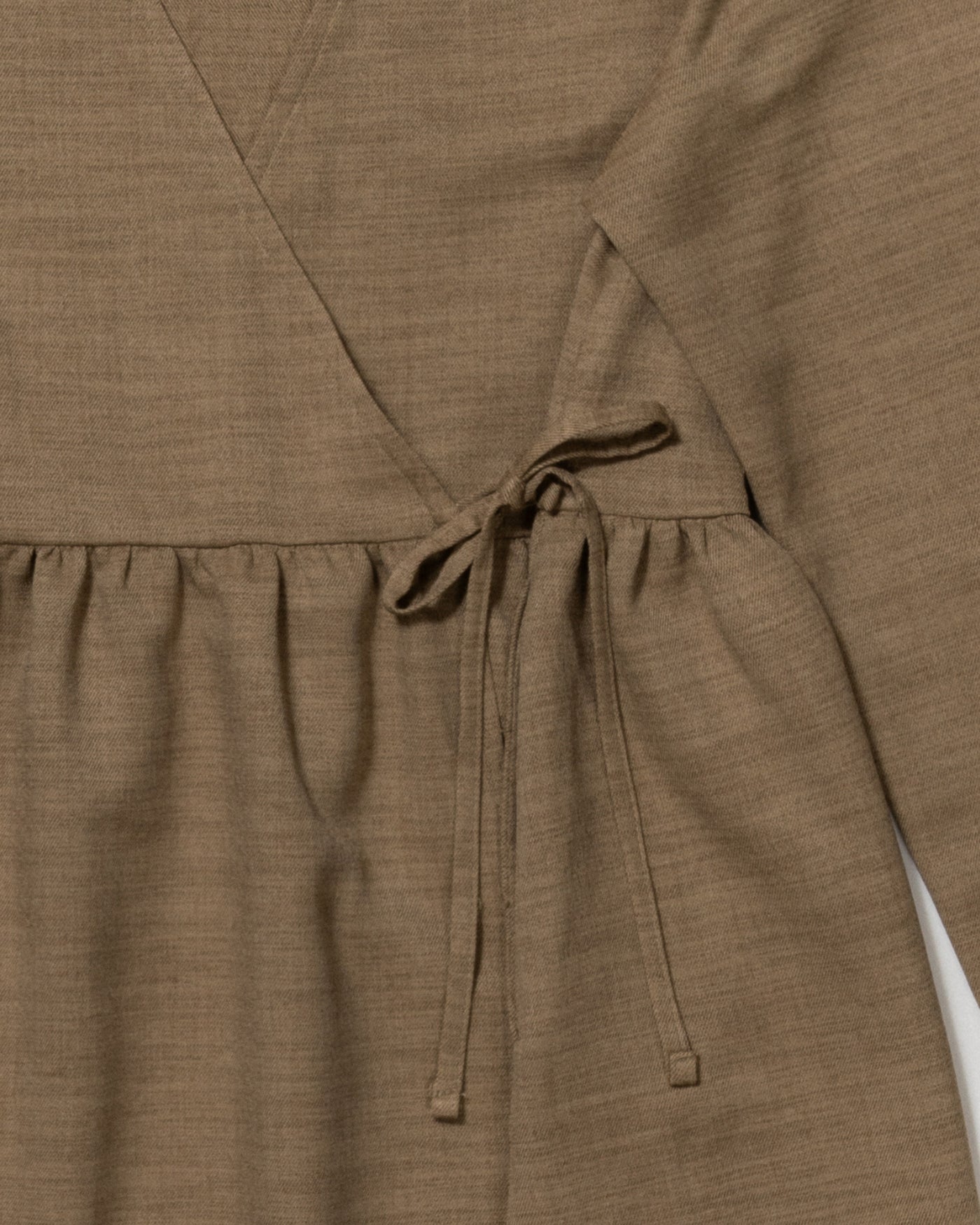 dry slub twill cache-coeur dress