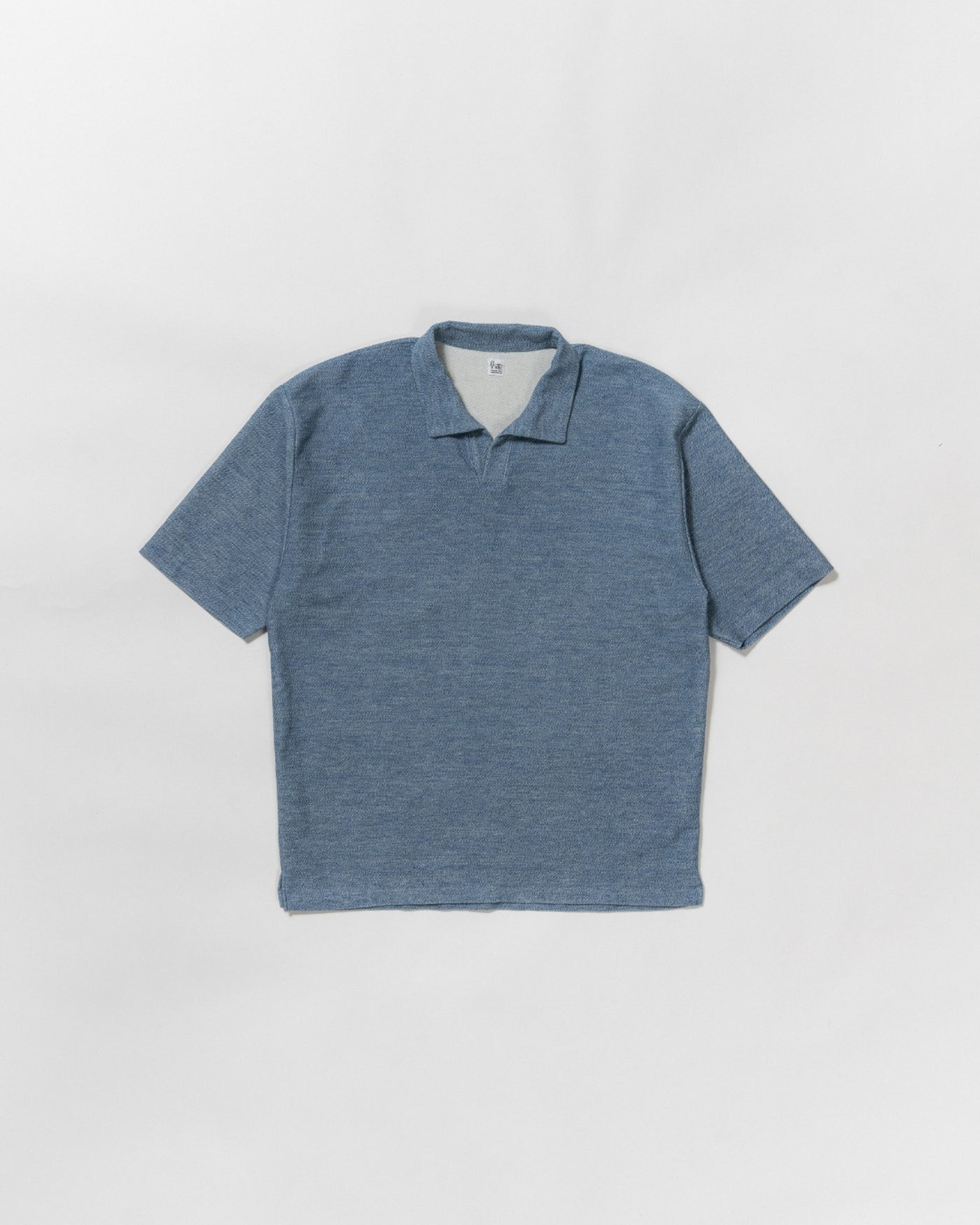 indigo cloth skipper shirt