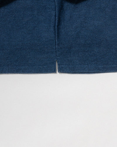 indigo cloth skipper shirt