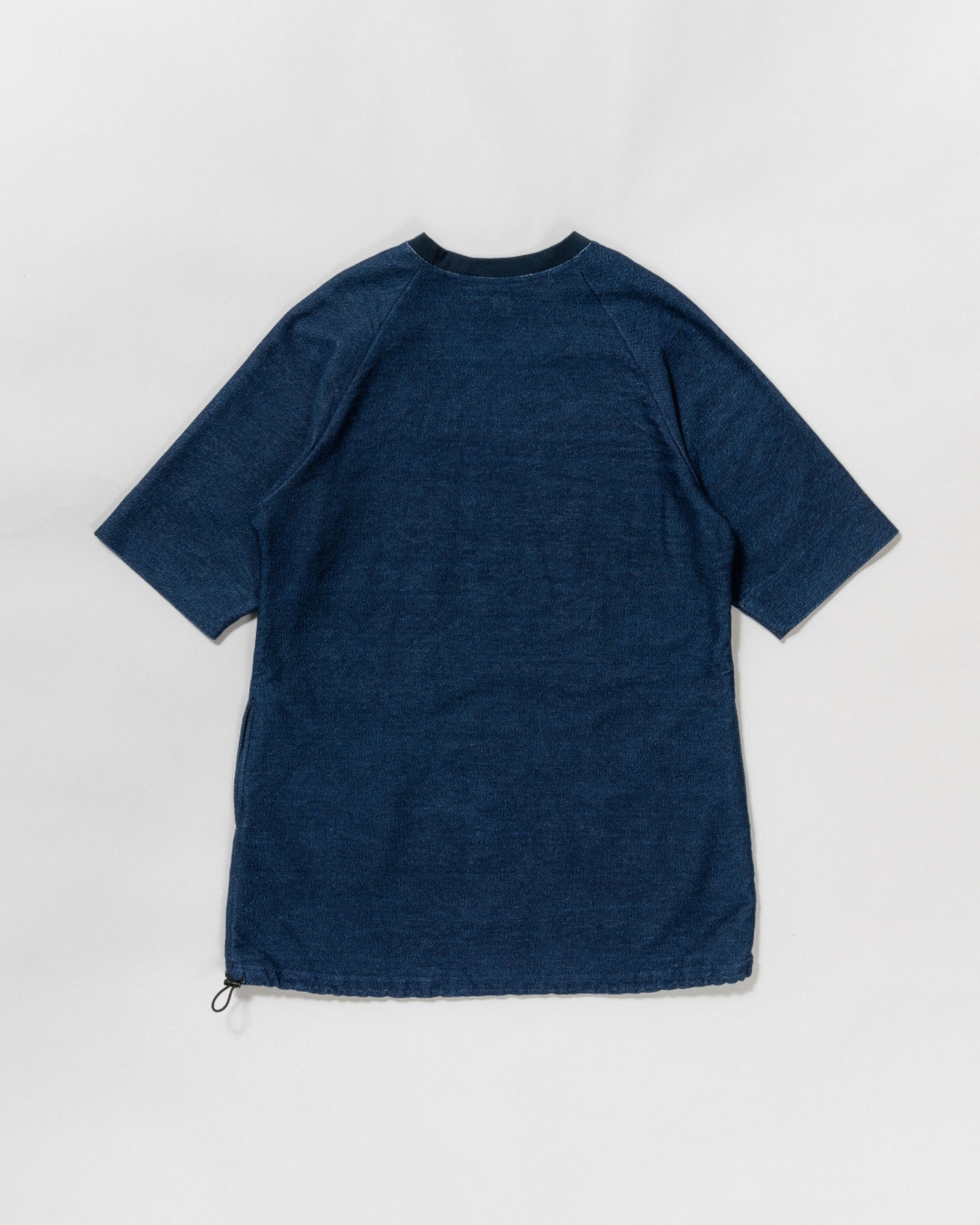 indigo cloth poncho shirt