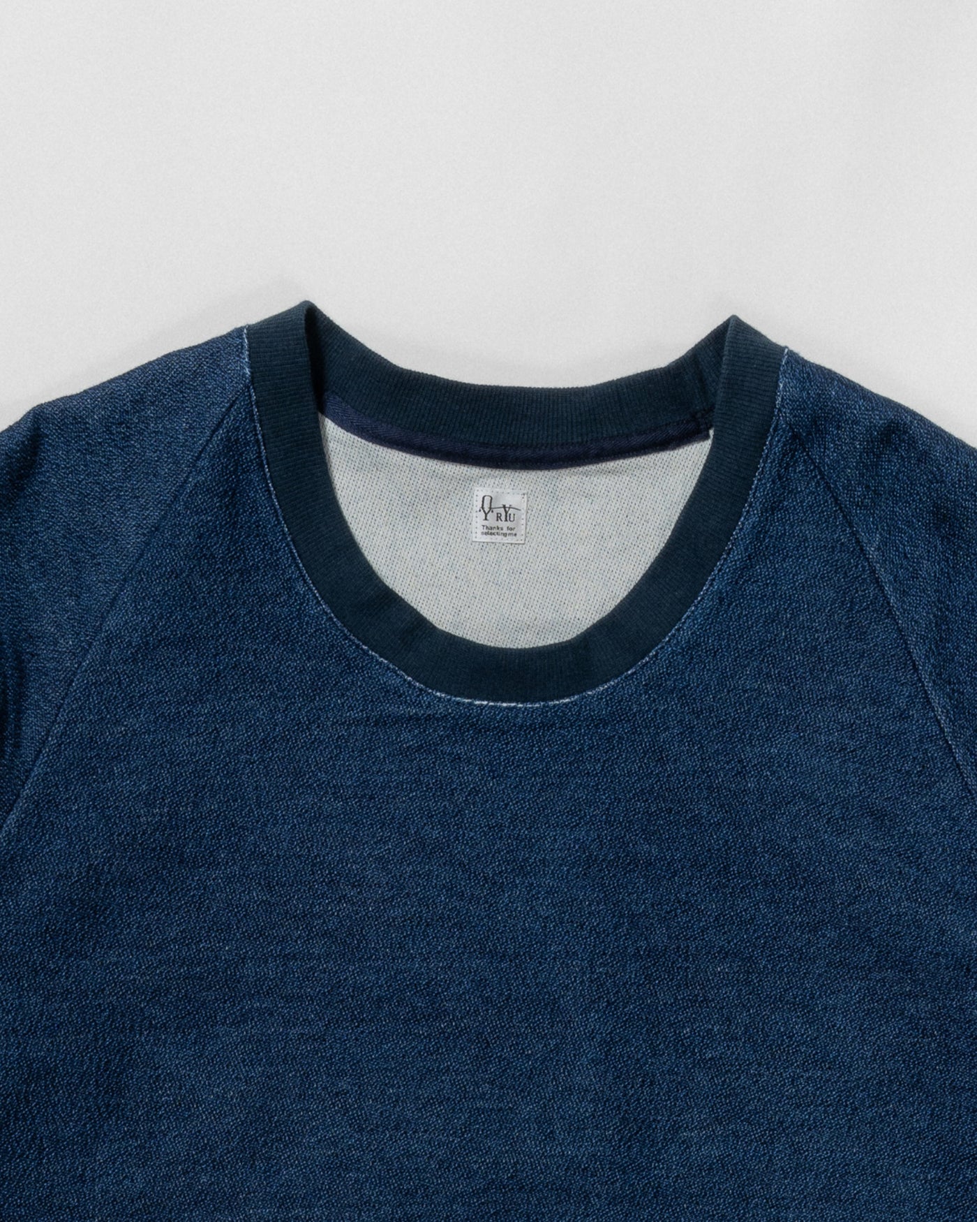 indigo cloth poncho shirt