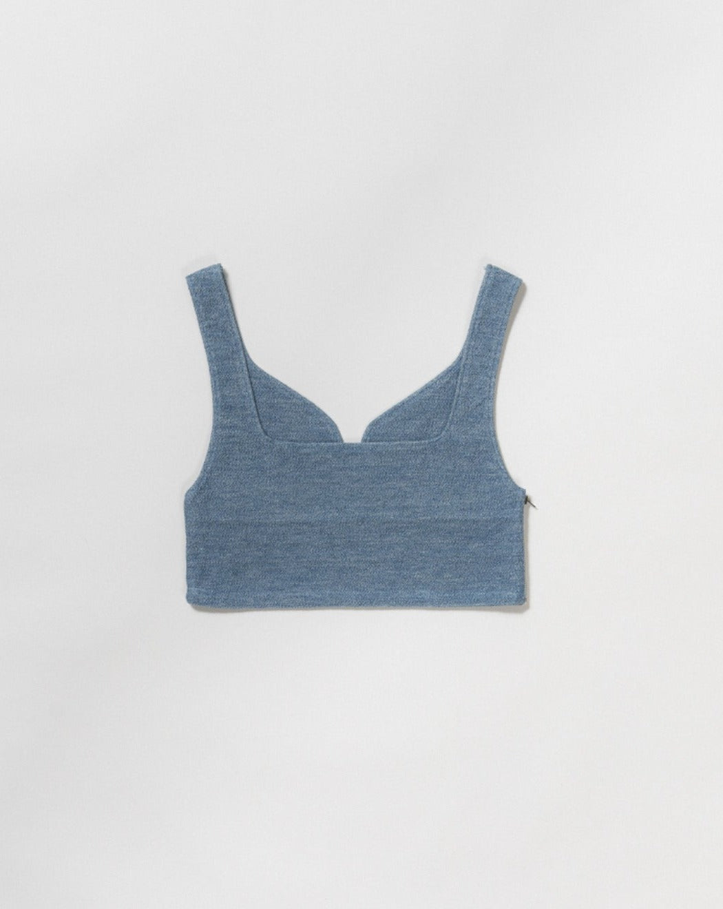 indigo cloth bustier