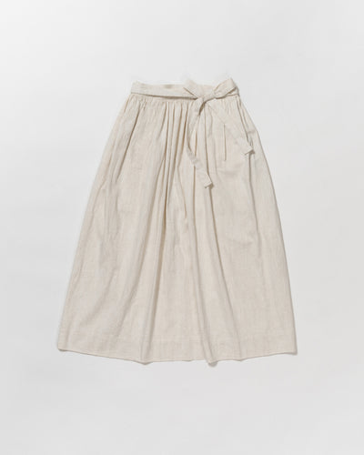 cotton linen apron skirt