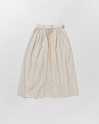 cotton linen apron skirt